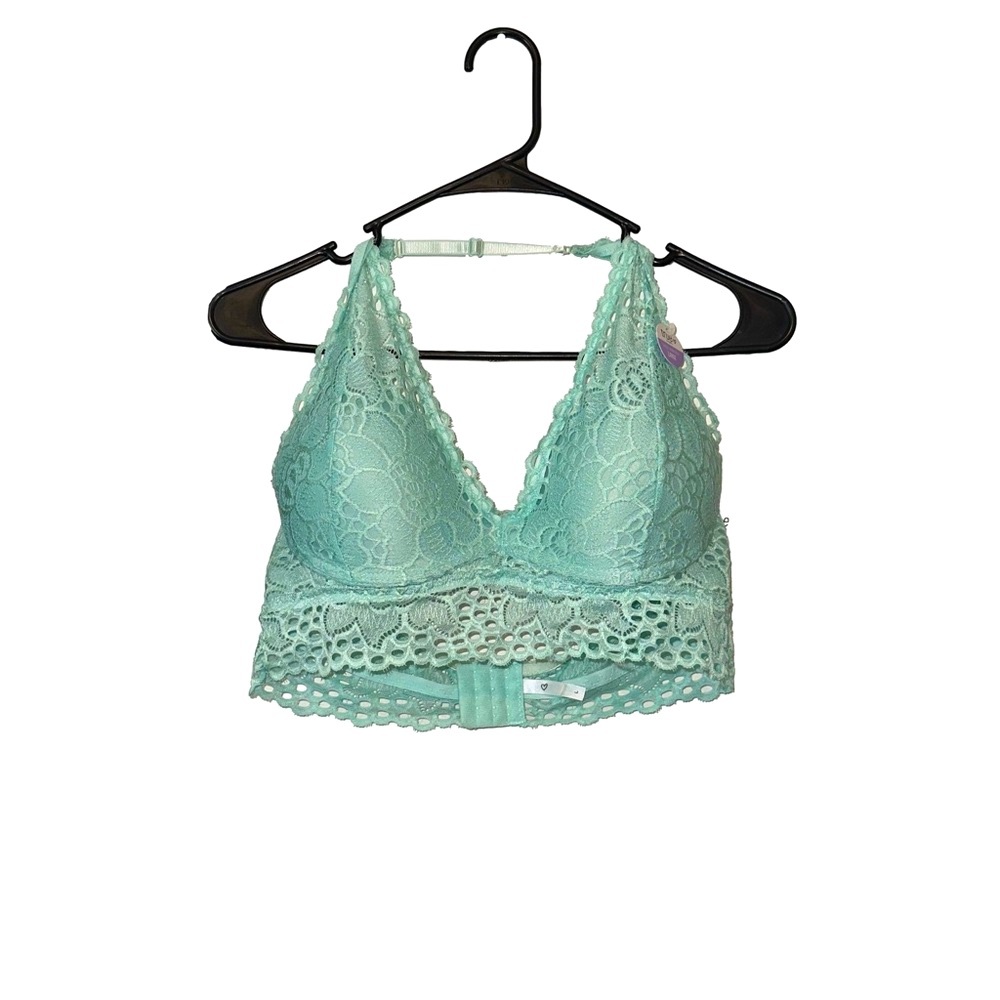 RUE21 Lace Halter Bralette in Mint Green